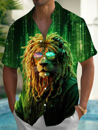 men's shirt front view