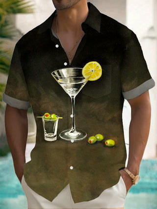 men's shirt front view