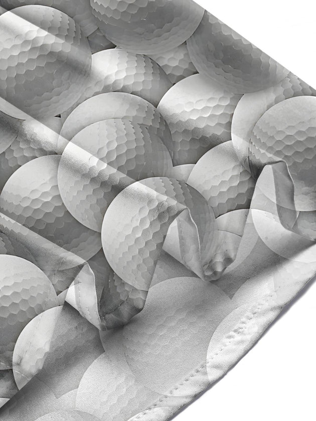 Golf Print Men's Pocket Short Sleeve Shirts