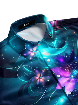 men's botanical shirt side view