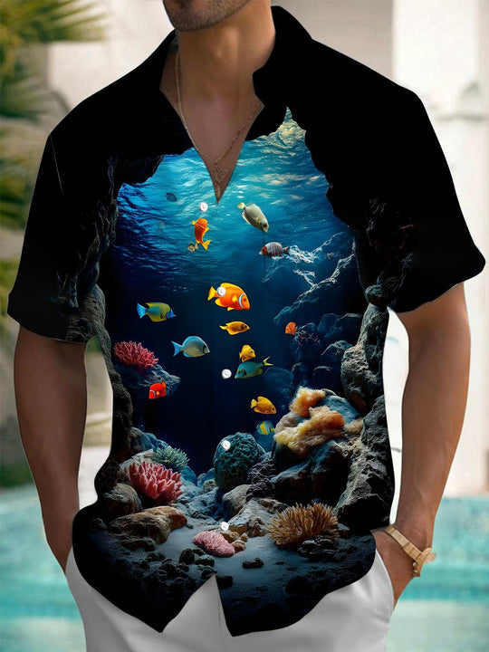 men's shirt front view