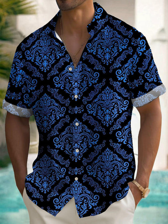 men's vintage style shirt front view
