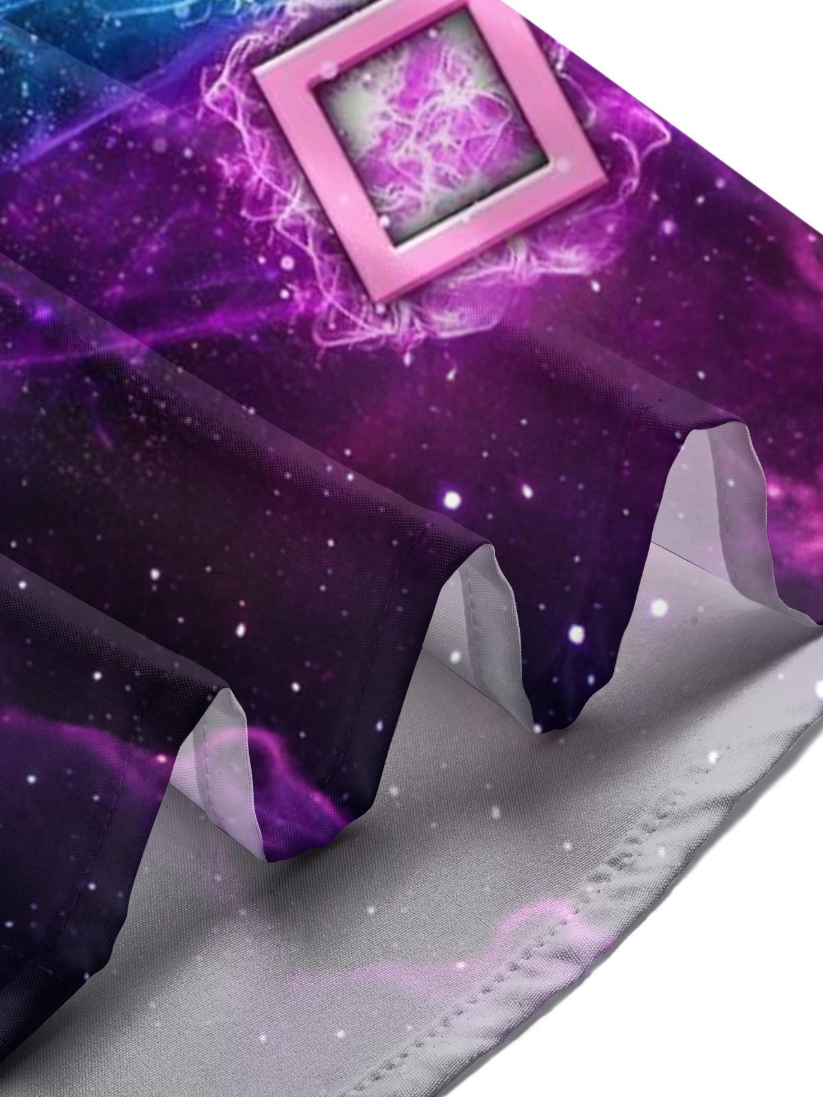 Symbolic Art Print Men's Pocket Short Sleeve Shirts