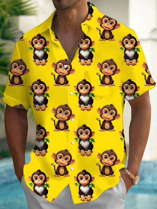 men's shirt front view