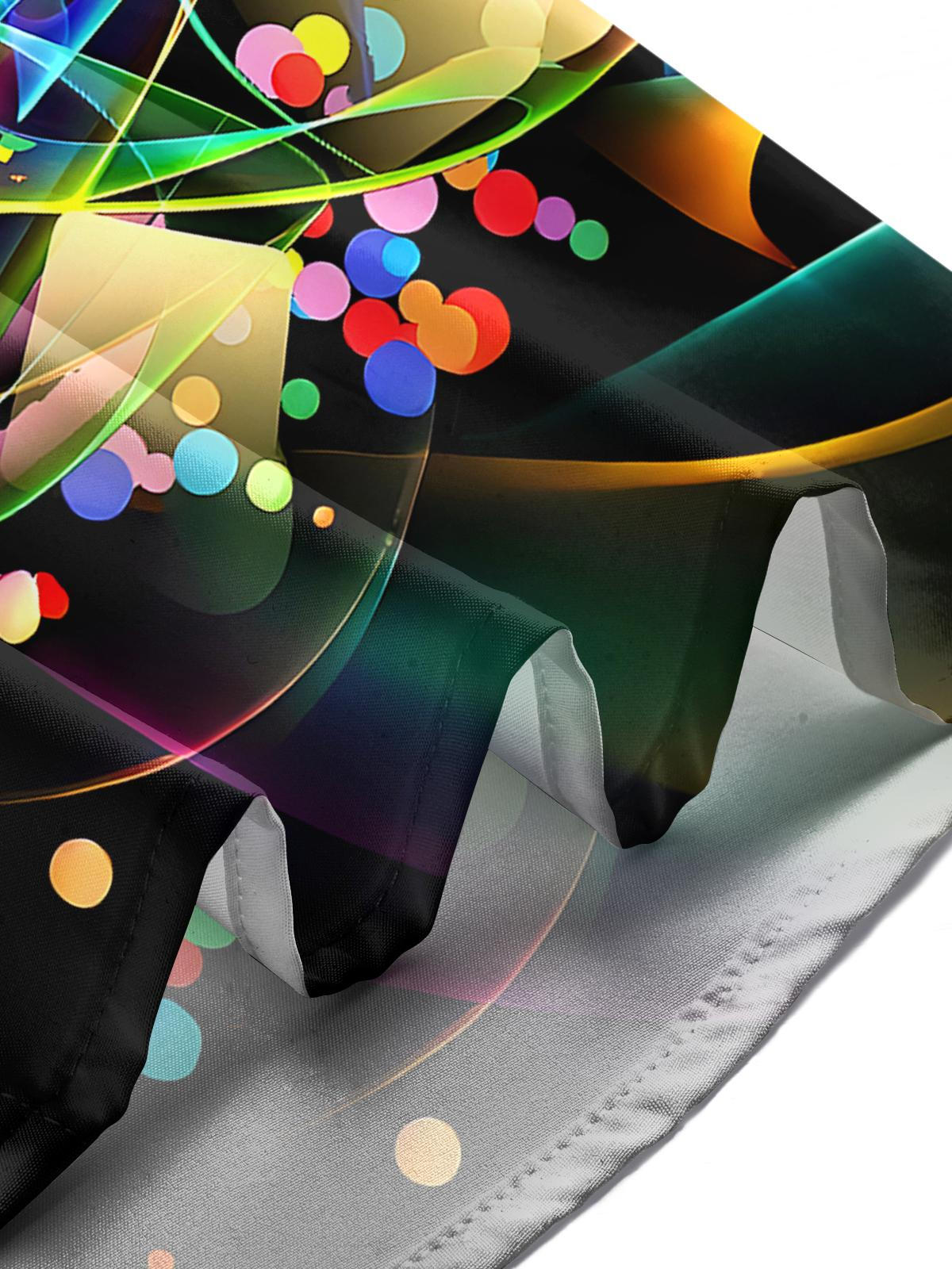 Abstract Men's Pocket Long Sleeve Shirts