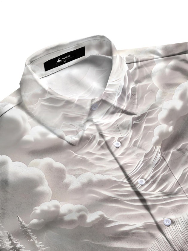 men's short sleeve shirt side view