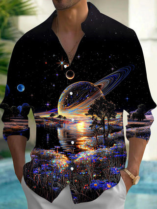 men's shirt front view