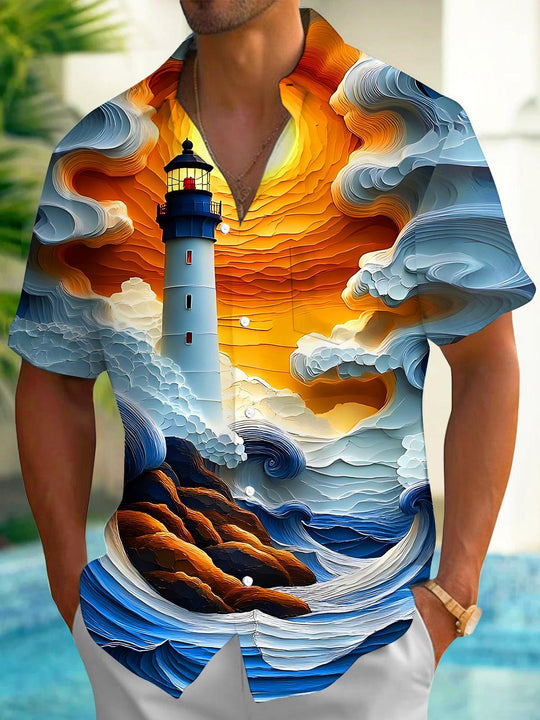 men's shirt front view