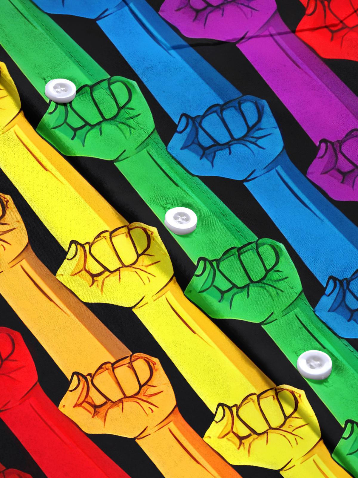 Independence Day Men's Pocket Short Sleeve Shirts