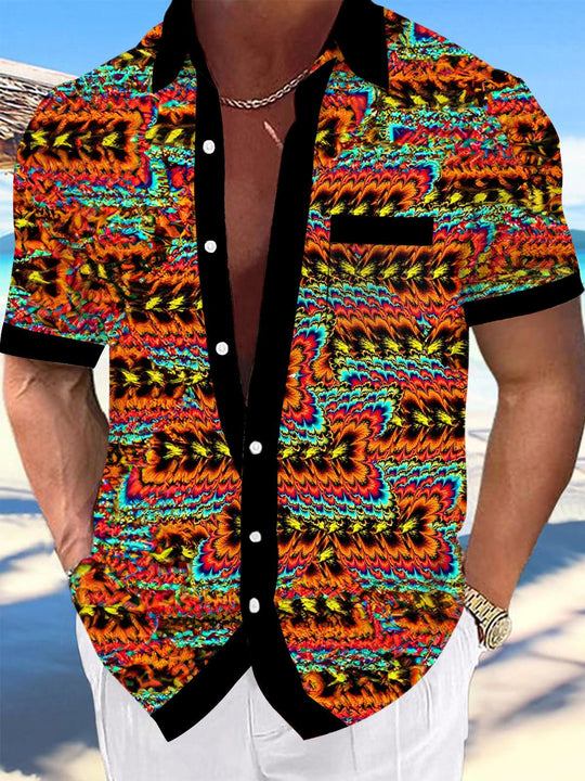 men's vintage style shirt front view