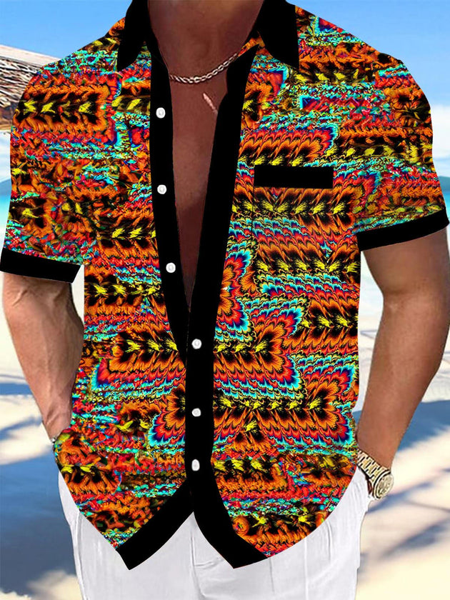 men's vintage style shirt front view