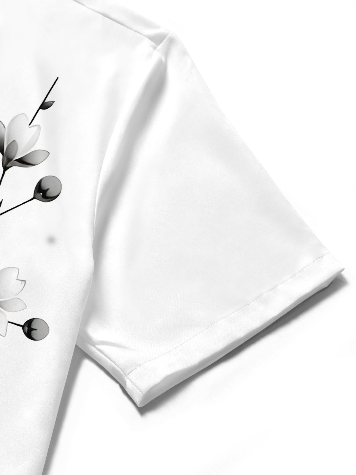 Floral Men's Pocket Short Sleeve Shirts