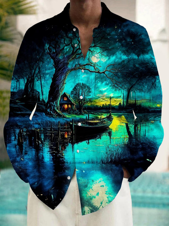 men's shirt front view