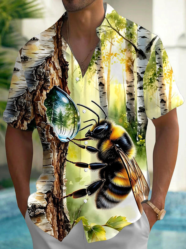 men's shirt front view