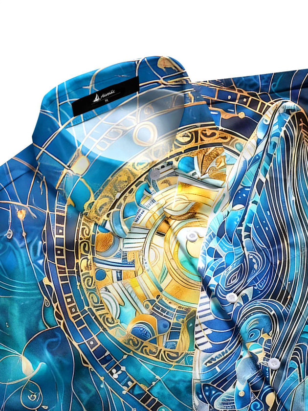 men's tropical shirt side view
