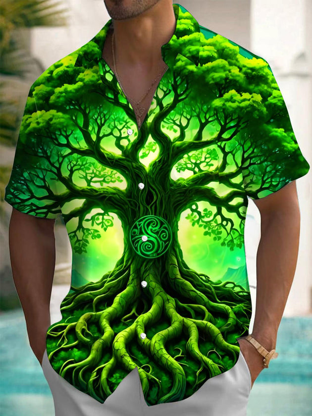 men's shirt front view