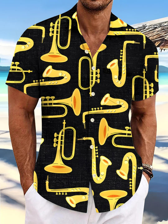 men's shirt front view