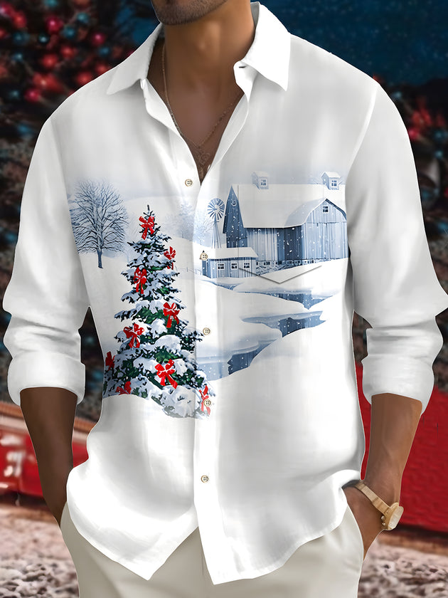 men's shirt front view