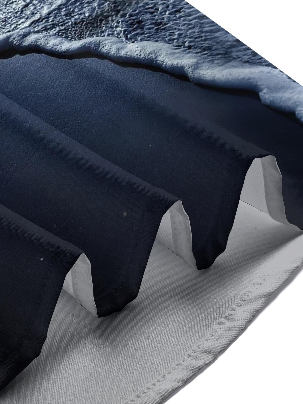 2026 Seawater Print Men's Pocket Short Sleeve Shirts