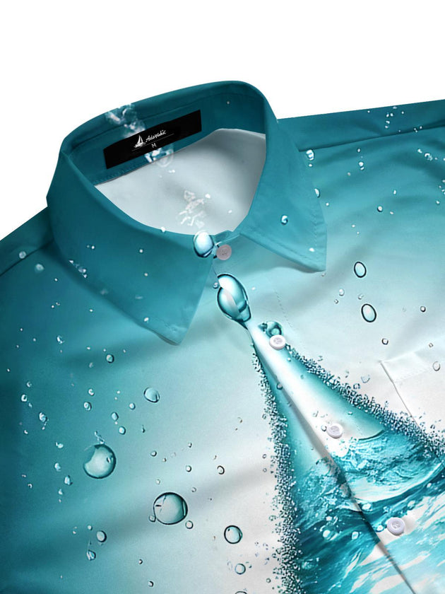 men's tropical shirt side view