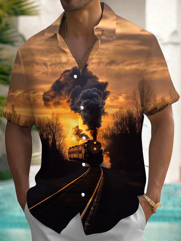 men's shirt front view