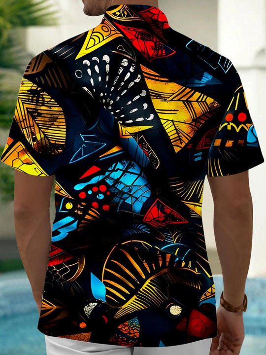 men's pocket shirt back view