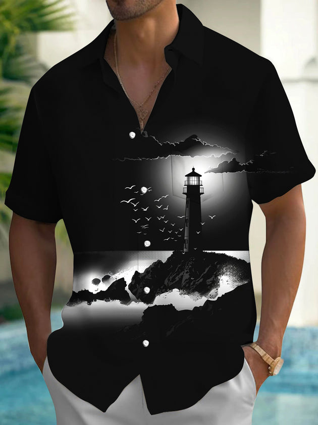 men's shirt front view