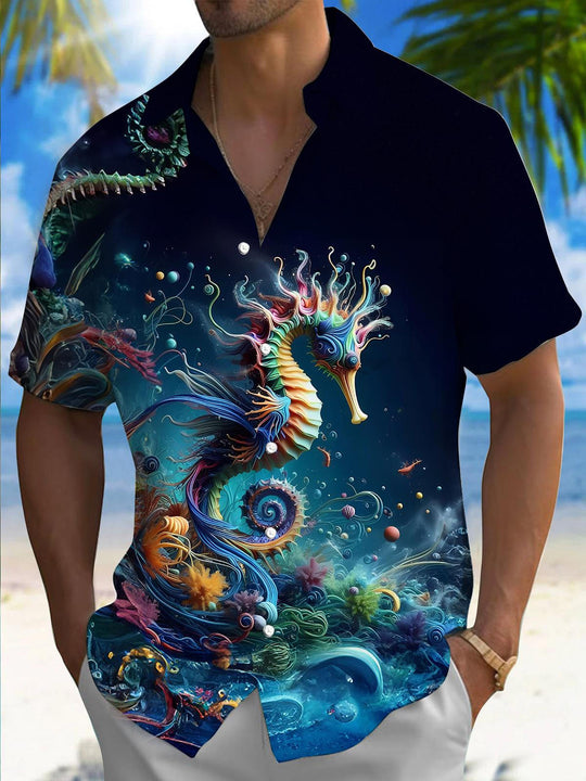 men's shirt front view