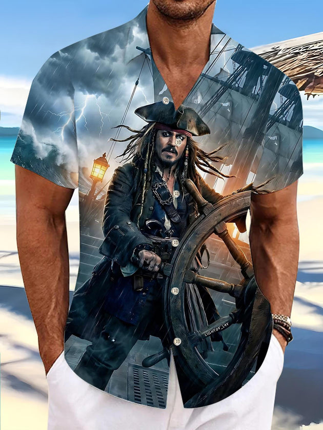 men's shirt front view