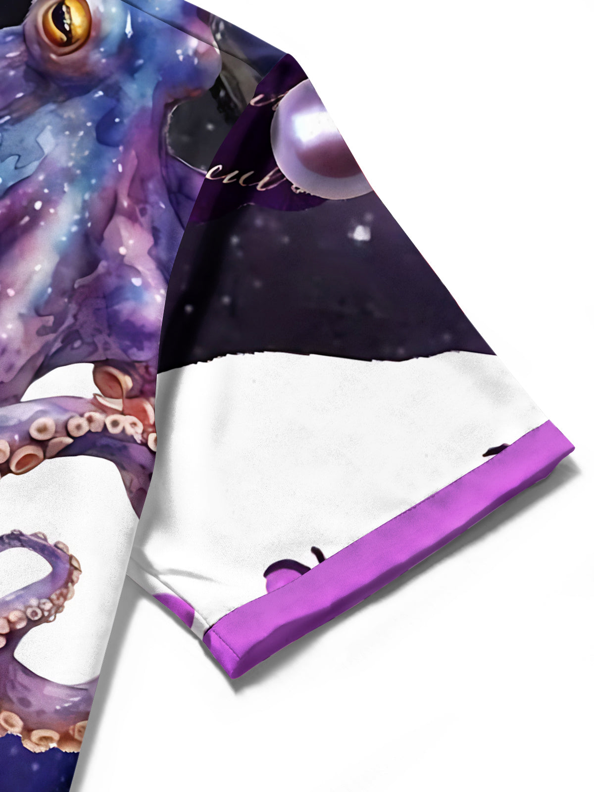 Marine Life Print Men's Pocket Short Sleeve Shirts