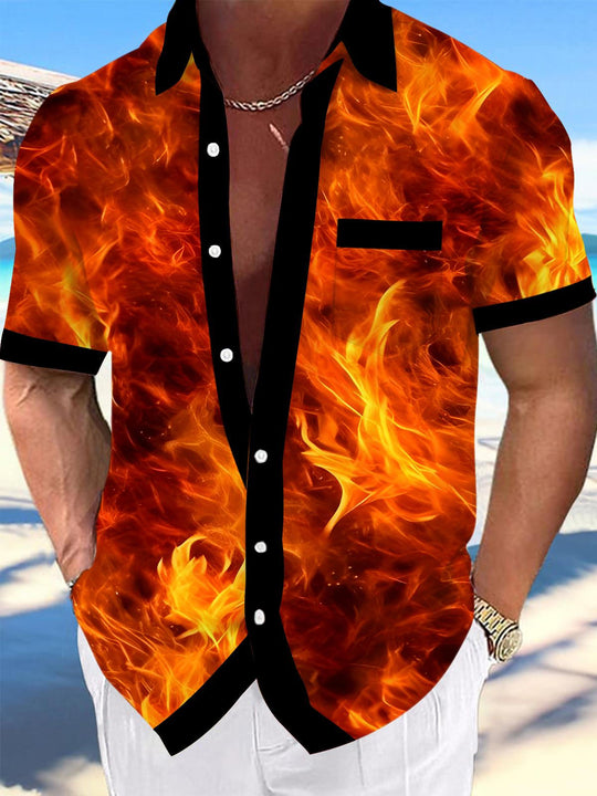 men's shirt front view