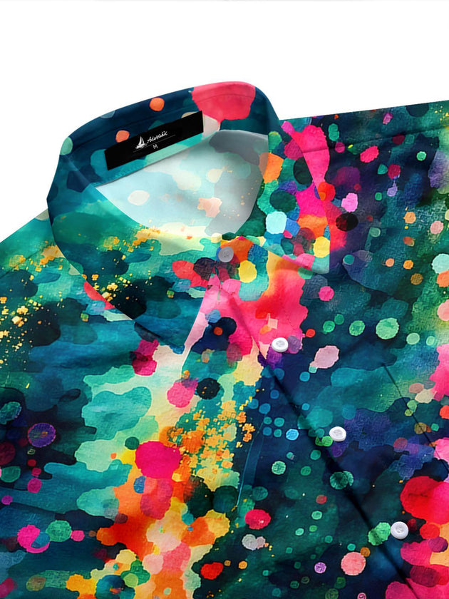 men's tropical shirt side view