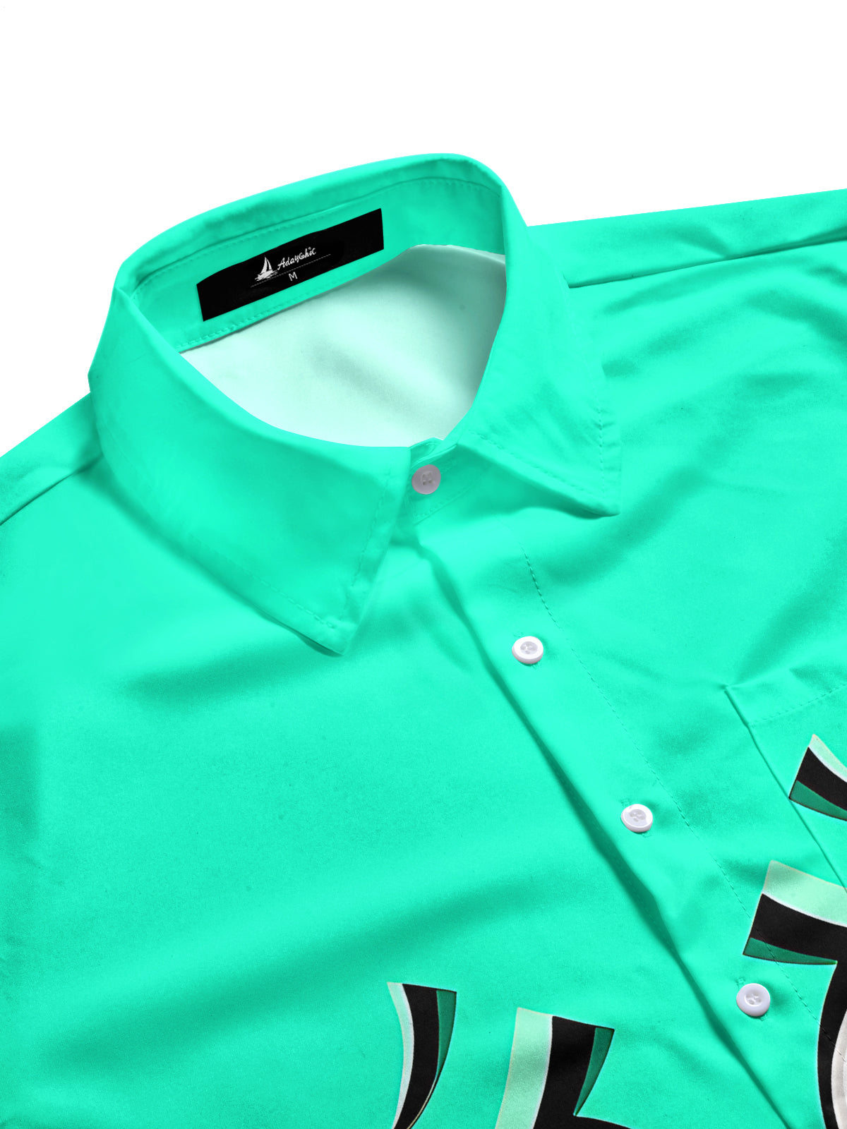 Funny Print Men's Pocket Short Sleeve Shirts