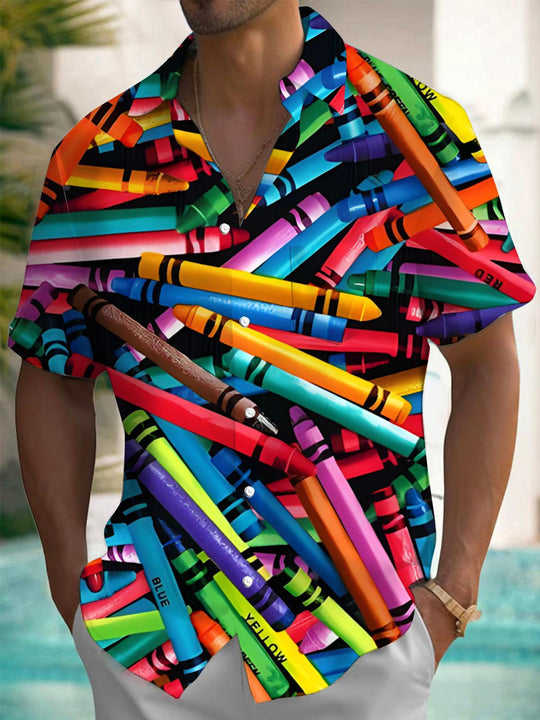 men's shirt front view