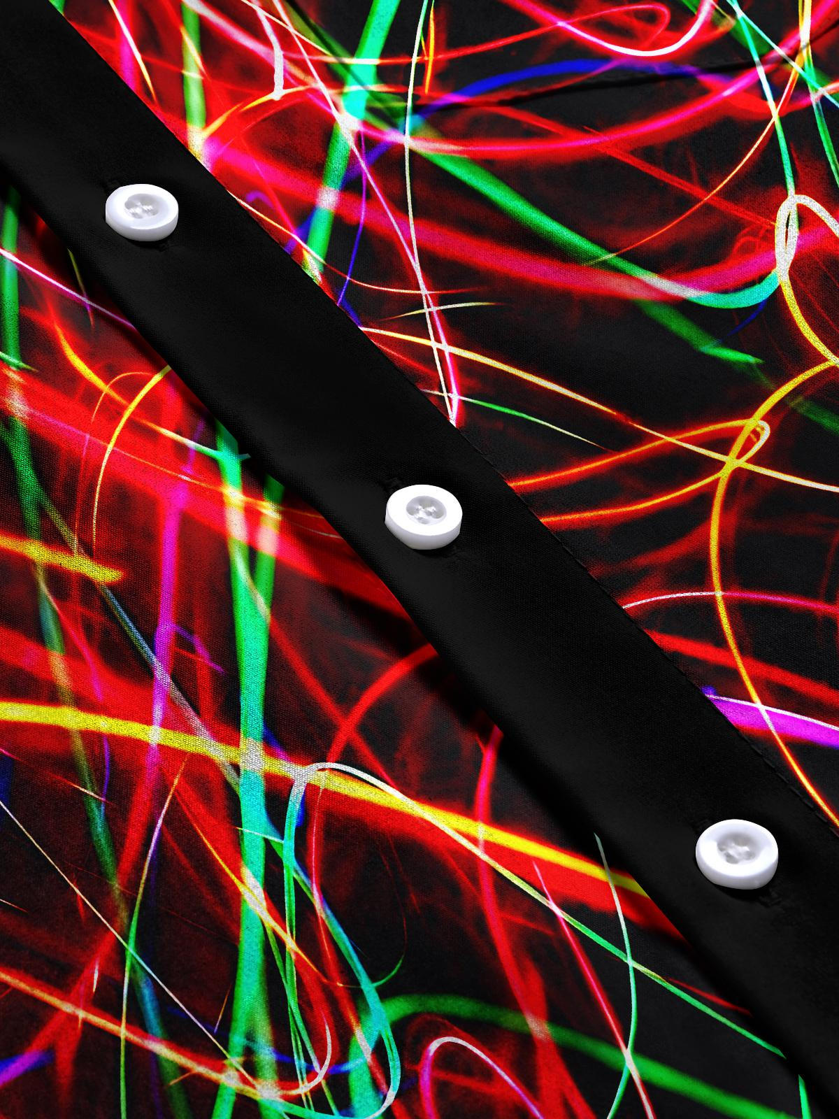 Geometry Men's Pocket Short Sleeve Shirts