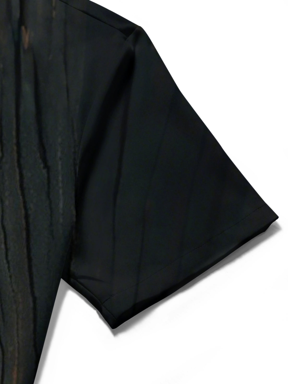 Teddy Bear Maple Leaf Print Men's Pocket Short Sleeve Shirts