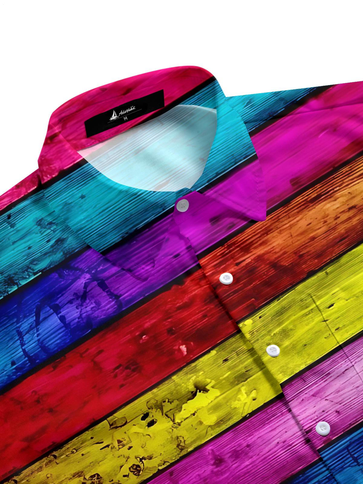 men's short sleeve shirt side view