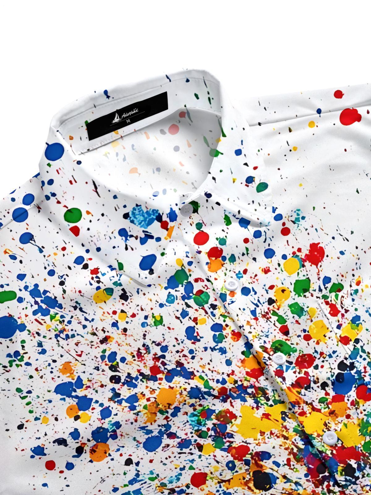 men's short sleeve shirt side view