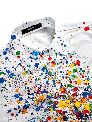 men's short sleeve shirt side view