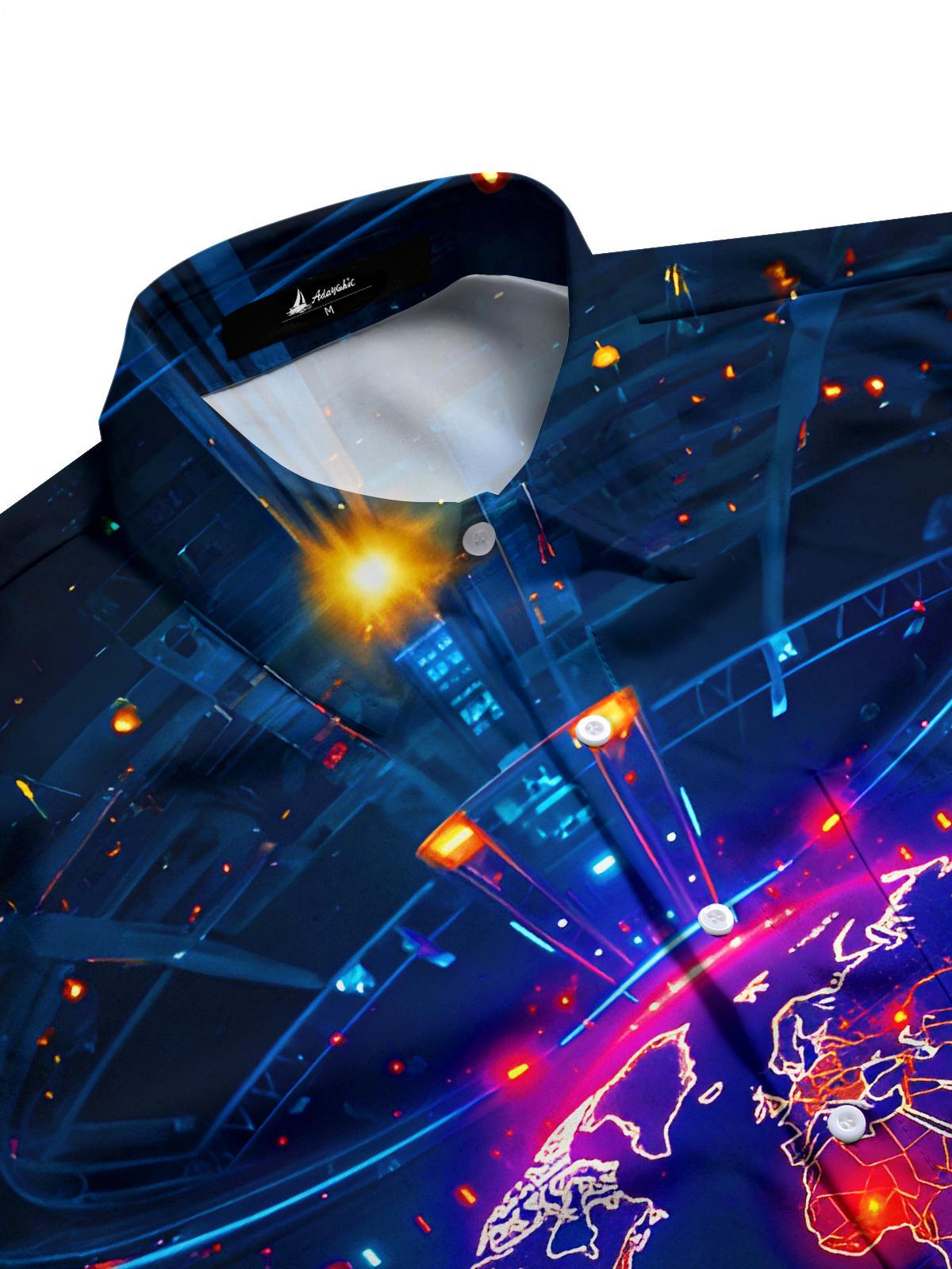 AI Automation News Men's Pocket Short Sleeve Shirts
