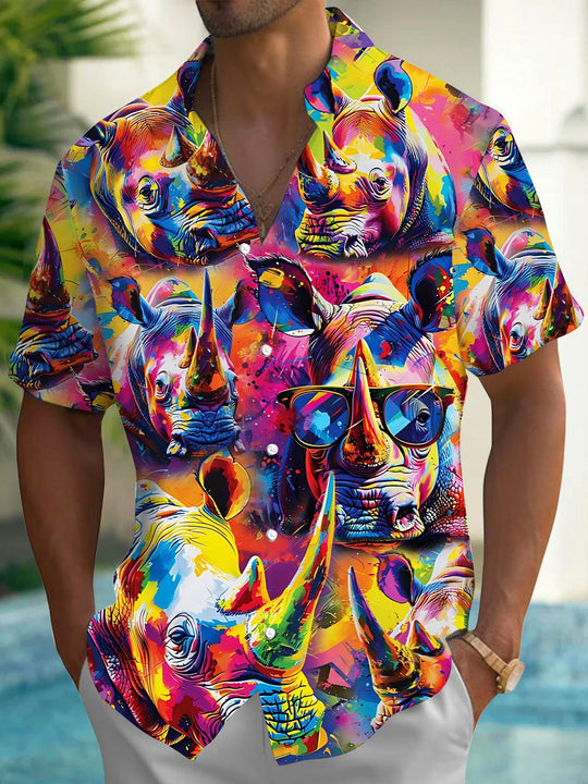 men's shirt front view