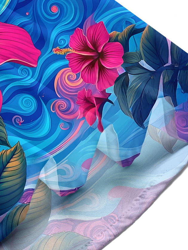 men's Hawaiian shirt tropical beach vacation