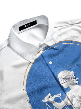 men's short sleeve shirt side view