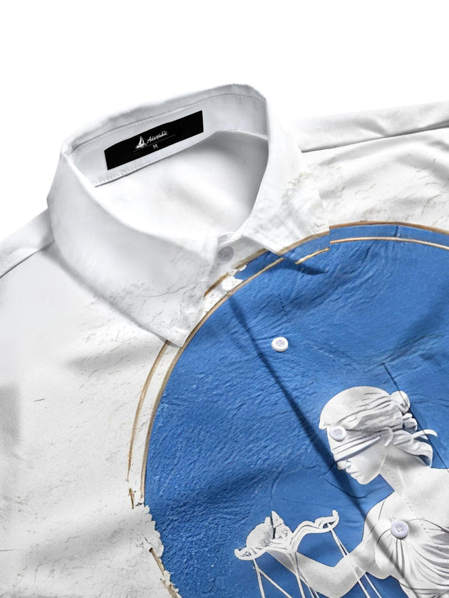 men's short sleeve shirt side view