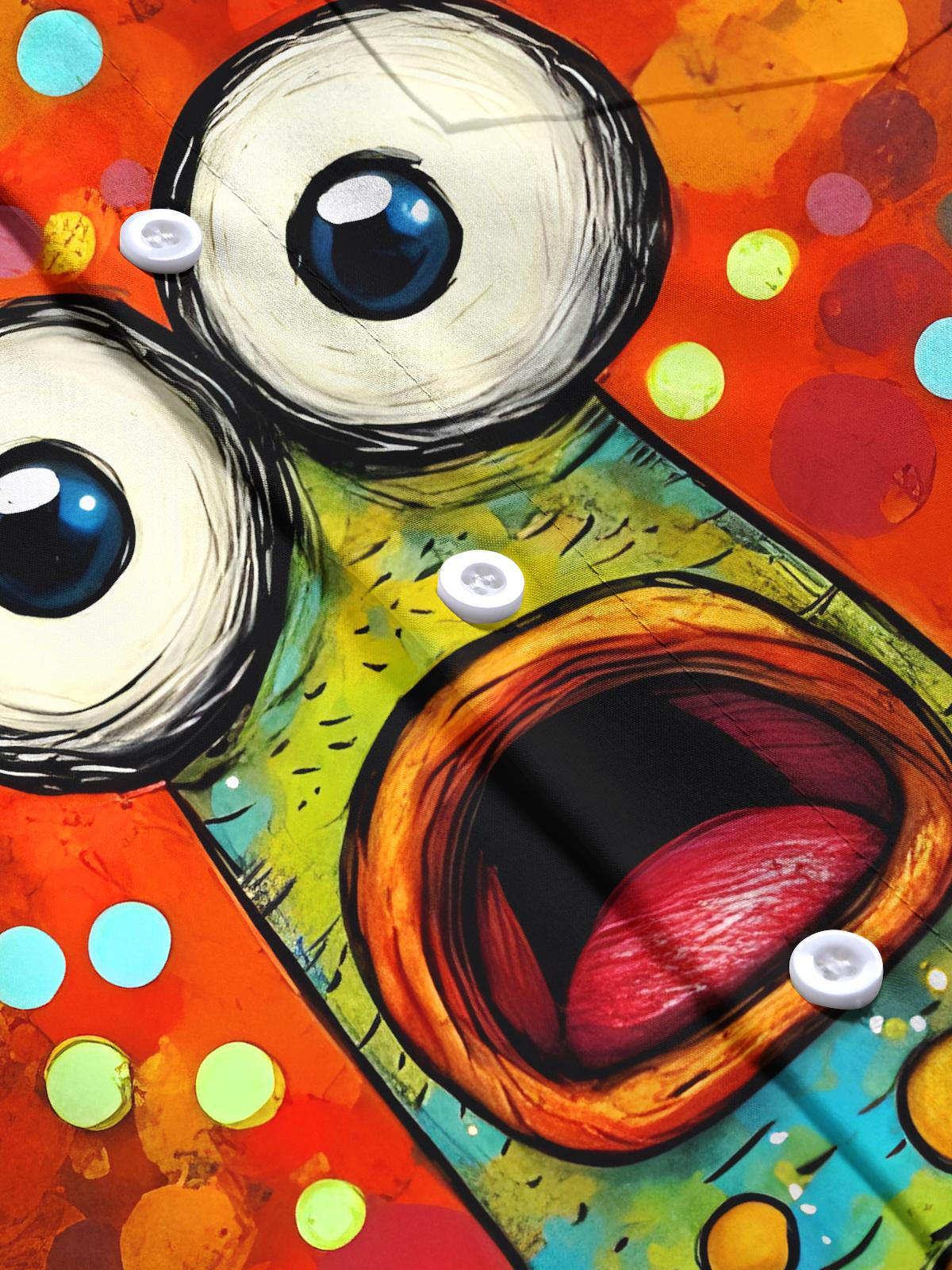 Funny Fish Men's Pocket Short Sleeve Shirts