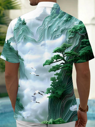 men's pocket shirt back view