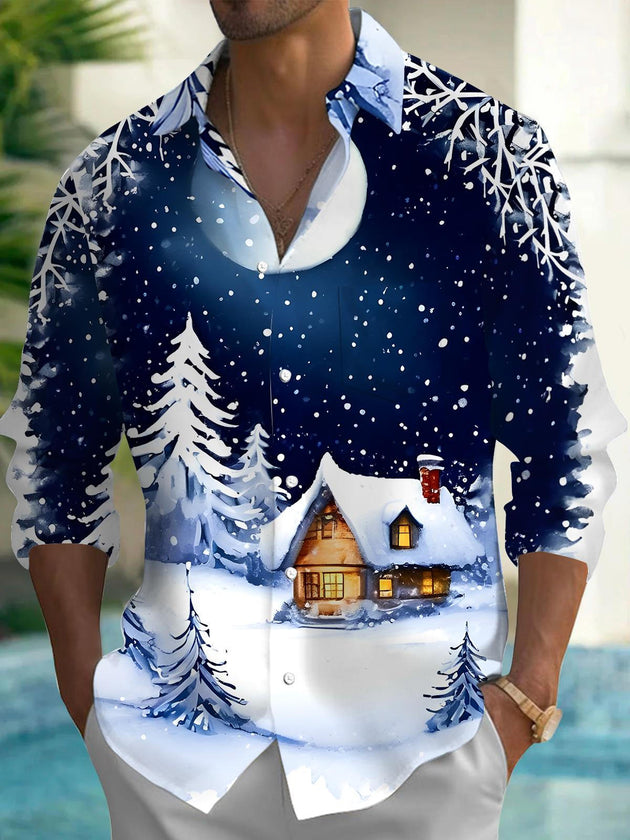 men's shirt front view