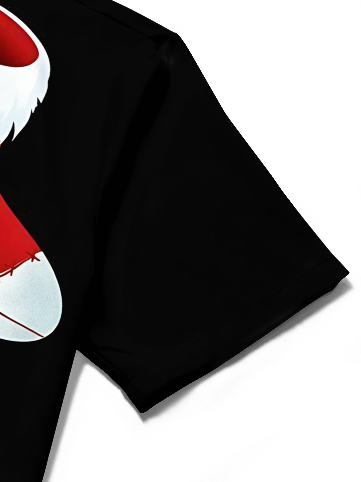 Christmas Socks Print Men's Pocket Short Sleeve Shirts