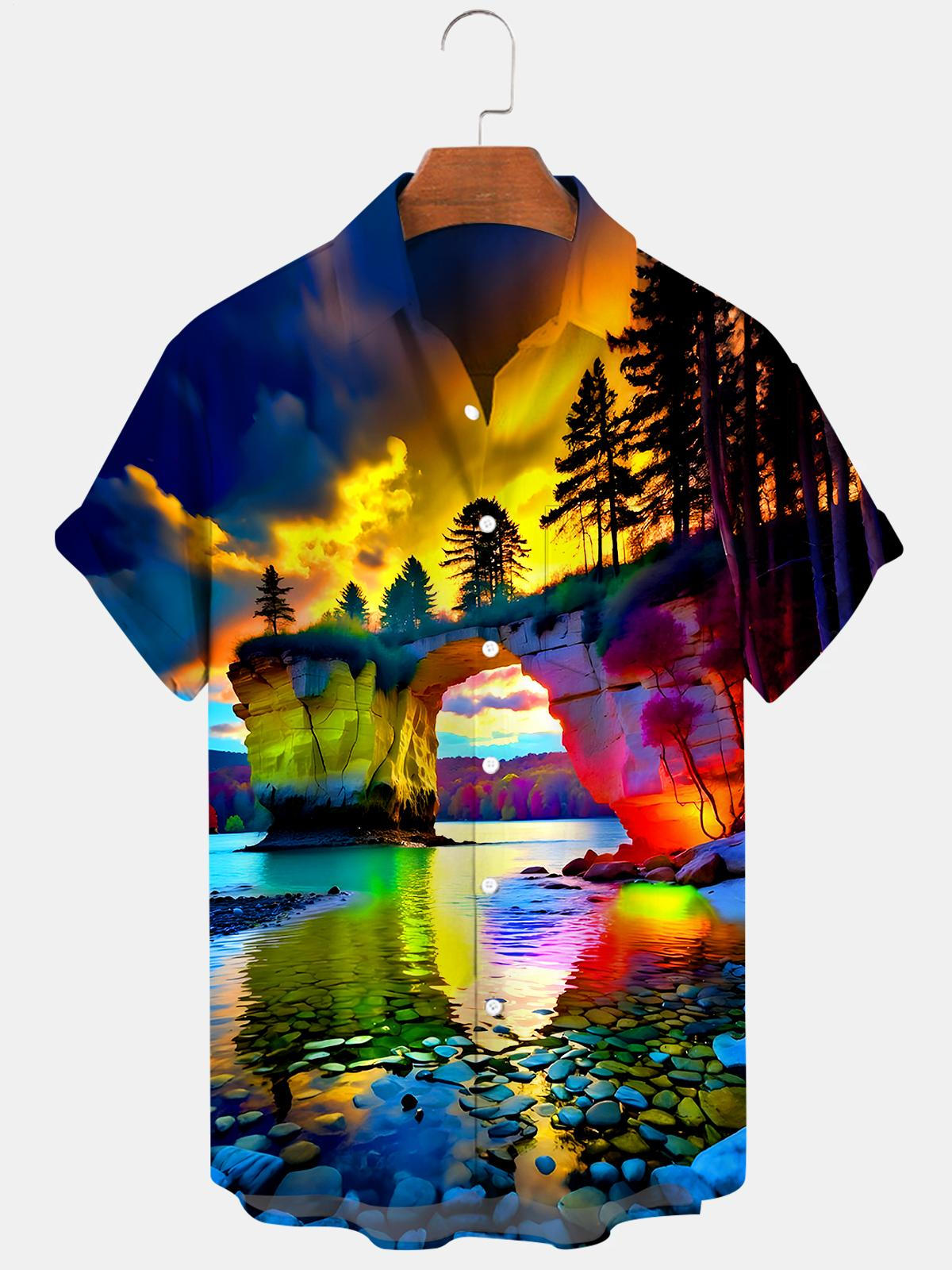 Mountain Men's Pocket Short Sleeve Shirts