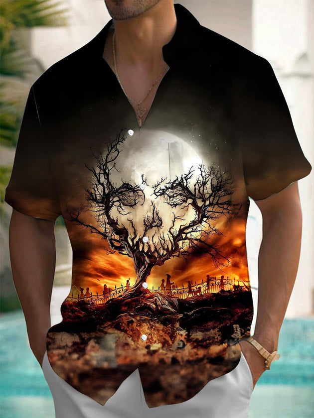 men's shirt front view